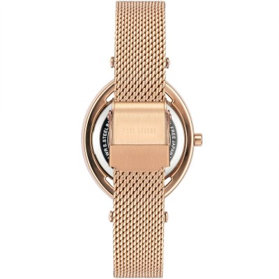 Zegarek Damski Paul Lorens PL13628B-3D3 na bransolecie mesh w kolorze Różowe Złoto/Różowe Złoto o szerokości 14/12mm