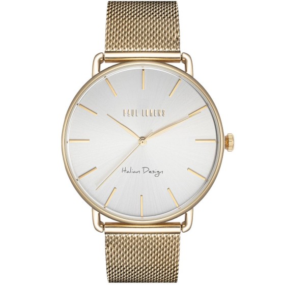 Zegarek Damski Paul Lorens PL13032B-3D1 na bransolecie mesh w kolorze Złoty/Złoty o szerokości 20/20mm