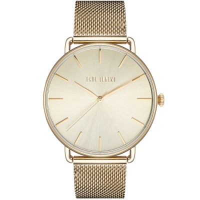 Zegarek Damski Paul Lorens PL13032B-4D1 na bransolecie mesh w kolorze Złoty/Złoty o szerokości 20/20mm