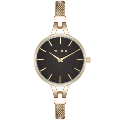 Zegarek Damski Paul Lorens PL12878B-1D1 na bransolecie mesh w kolorze Złoty/Złoty o szerokości 8/8mm