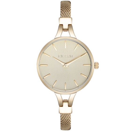 Zegarek Damski Paul Lorens PL12878B-4D1 na bransolecie mesh w kolorze Złoty/Złoty o szerokości 8/8mm