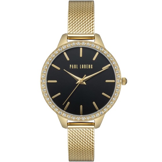 Zegarek Damski Paul Lorens PL11312B2-1D1 na bransolecie mesh w kolorze Złoty/Złoty o szerokości 12/12mm