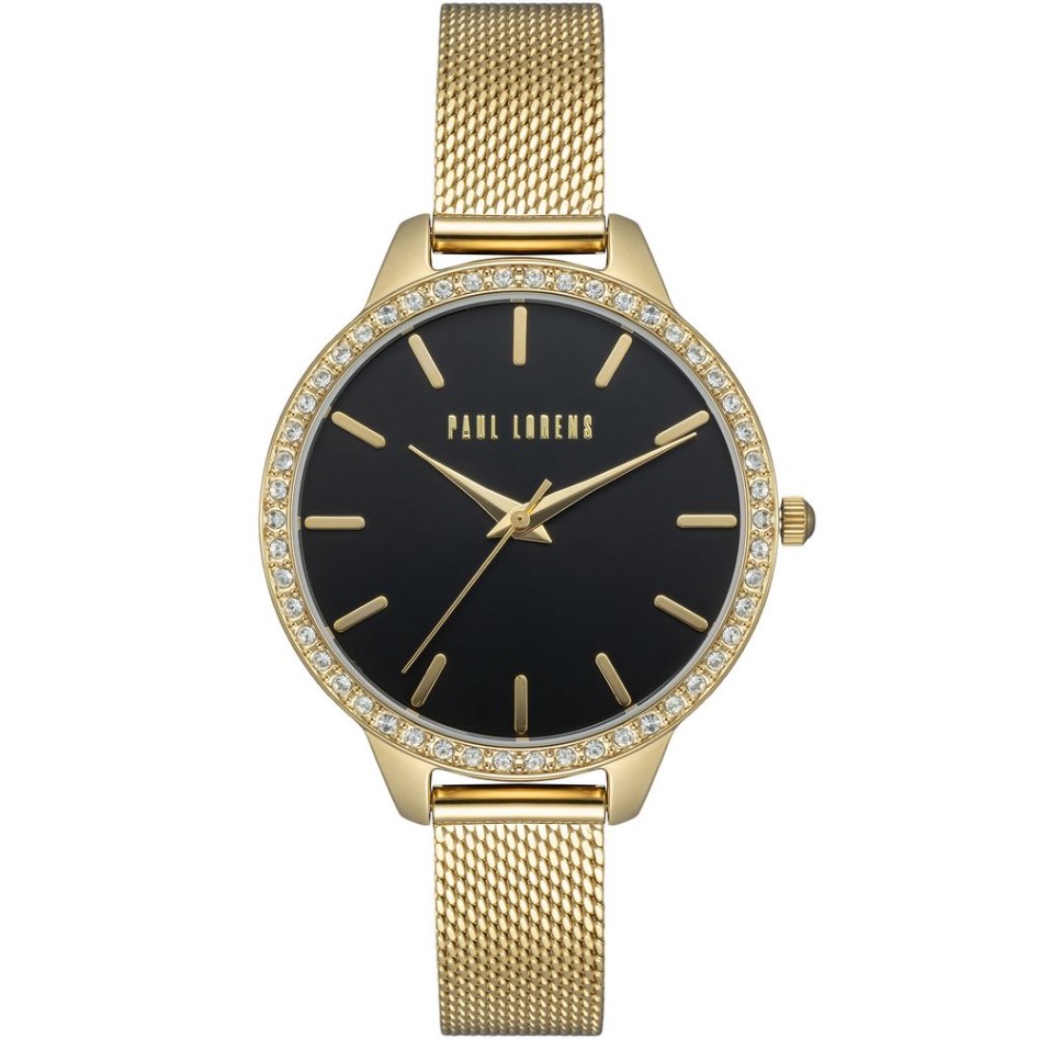Zegarek Damski Paul Lorens PL11312B2-1D1 na bransolecie mesh w kolorze Złoty/Złoty o szerokości 12/12mm