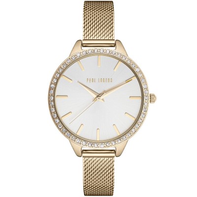 Zegarek Damski Paul Lorens PL11312B2-3D1 na bransolecie mesh w kolorze Złoty/Złoty o szerokości 12/12mm