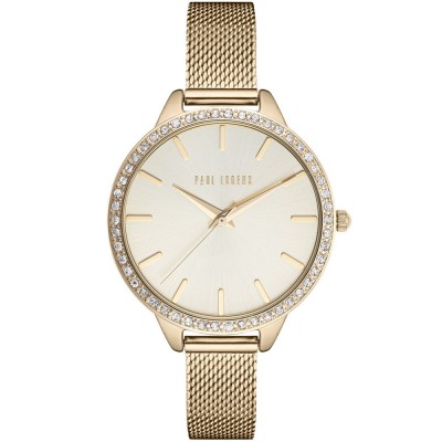 Zegarek Damski Paul Lorens PL11312B2-4D1 na bransolecie mesh w kolorze Złoty/Złoty o szerokości 12/12mm