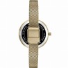 Zegarek Damski Paul Lorens PL10995B-4D1 na bransolecie mesh w kolorze Złoty/Złoty o szerokości 10/10mm
