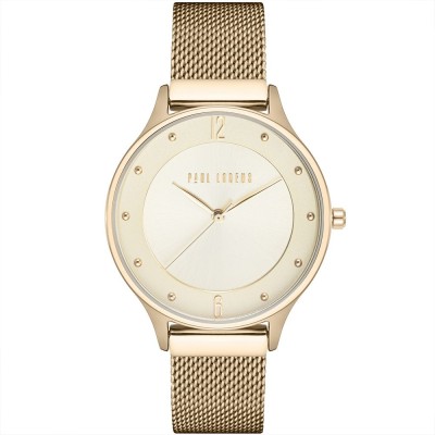Zegarek Damski Paul Lorens PL10317B9-4D1 na bransolecie mesh w kolorze Złoty/Złoty o szerokości 16/16mm