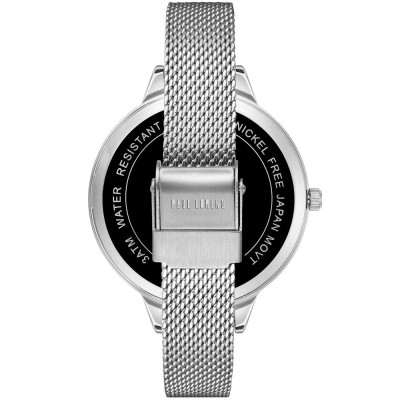 Zegarek Damski Paul Lorens PL10296B-3C1 na bransolecie mesh w kolorze Srebrny/Srebrny o szerokości 12mm