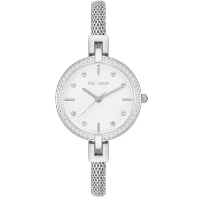 Zegarek Damski Paul Lorens PL10665B-3C1 na bransolecie mesh w kolorze Srebrny/Srebrny o szerokości 8mm
