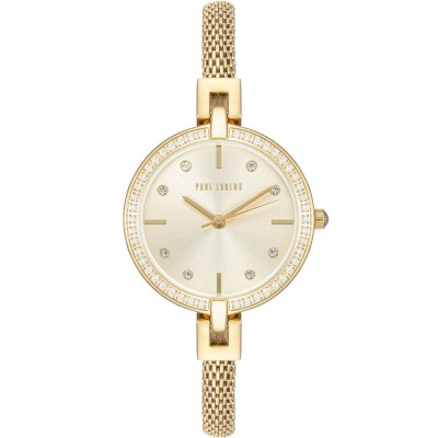 Zegarek Damski Paul Lorens PL10665B-4D1 na bransolecie mesh w kolorze Złoty/Złoty o szerokości 8mm