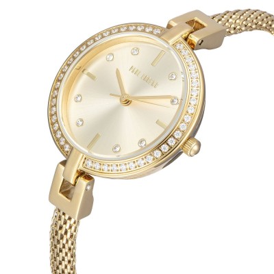 Zegarek Damski Paul Lorens PL10665B-4D1 na bransolecie mesh w kolorze Złoty/Złoty o szerokości 8mm