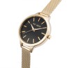 Zegarek Damski Paul Lorens PL10296B-1D1 na bransolecie mesh w kolorze Złoty/Złoty o szerokości 12mm