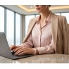 Zegarek Damski Paul Lorens PL10482A2-3E3 na pasku skórzanym w kolorze Różowe złoto/Różowy o szerokości 14/12mm