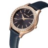 Zegarek Damski Paul Lorens PL10482A2-6F3 na pasku skórzanym w kolorze Różowe złoto/Granatowy o szerokości 14/12mm