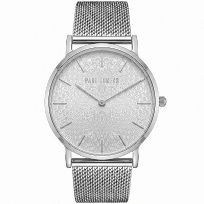 Zegarek Damski Paul Lorens PL8709B2-3C1 na bransolecie mesh w kolorze Srebrny/Srebrny o szerokości 22/20mm