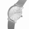 Zegarek Damski Paul Lorens PL8709B2-3C1 na bransolecie mesh w kolorze Srebrny/Srebrny o szerokości 22/20mm