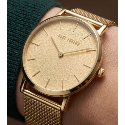 Zegarek Damski Paul Lorens PL8709B2-4D1 na bransolecie mesh w kolorze Złoty/Złoty o szerokości 22/20mm