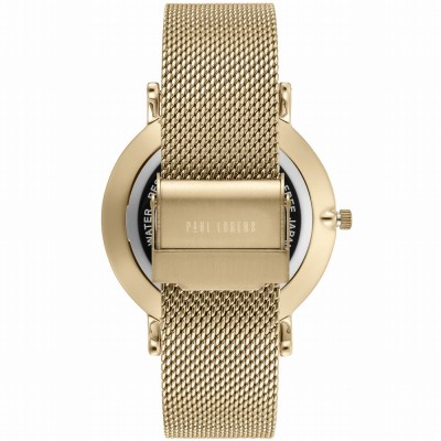 Zegarek Damski Paul Lorens PL11989B7-3D1 na bransolecie mesh w kolorze Złoty/Złoty o szerokości 20/18mm