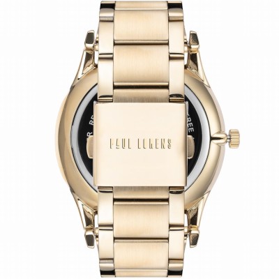 Zegarek Męski Paul Lorens PL7028B2-1D1 na bransolecie stalowej w kolorze Złoty/Złoty o szerokości 24/22mm